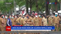 Aksi Unjuk Rasa Digelar Jajaran Kepala Desa Se Kabupaten Lampung Selatan – SaburaiNEWS