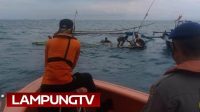Ombak Besar Balikkan Perahu Nelayan Lampung Selatan