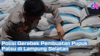 Polisi Gerebek Pembuatan Pupuk Palsu di Lampung Selatan  | Diskursus Network
