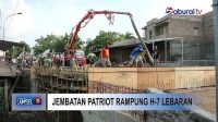 Jembatan Patriot Rampung H – 7 Lebaran
