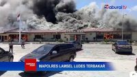 BREAKING NEWS – Mapolres Lamsel Ludes Terbakar