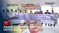 Radar Lampung Kirim Paket Bantuan untuk Korban Tsunami