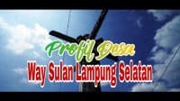 Profil Desa Way Sulan Lampung Selatan