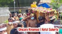 Upacara Kremasi I KETUT SUKERTA (Kepala Dinas Koperasi dan UKM Kabupaten Lampung Selatan)