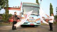 Bupati Lampung Selatan Lepas Bus KPK Jelajah Negeri Bangun Anti Korupsi di Kabupaten Lampung Selatan