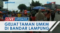 Taman UMKM Bung Karno Lampung Kembali Dibuka, Pemerintah Kota Sediakan 600 Tempat untuk Pedagang