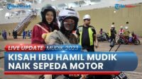 Kisah Ibu Hamil Perdana Mudik Pakai Motor dari Semarang ke Pesisir Barat Lampung