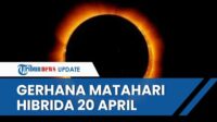 Jadwal Gerhana Matahari Hibrida 20 April 2023 Besok, Khusus Wilayah Ini Bisa Amati Gerhana Total
