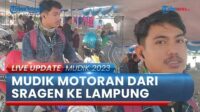 Pemudik Rela Pakai Motor dari Sragen ke Lampung demi Lebaran di Kampung, Tempuh Ratusan Kilometer