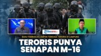 Kepala Kampung Lihat Baku Tembak Teroris-Densus 88 di Lampung