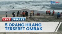 17 Orang Terseret Ombak pantai di Sukabumi, 12 Berhasil Selamat Lima Lainnya Masih dalam Pencarian