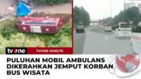 Warganya Kecelakaan di Tegal, Pemkot Tangsel Kirim Puluhan Mobil Ambulans | tvOne Minute