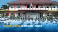 Police Go to School Datangi SMAN 1 Kalinda