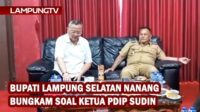 Bupati Lampung Selatan Nanang Ermanto Bungkam Soal Sudin