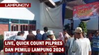 Live, Quick Count Pilpres dan Pemilu 2024 di Lampung hingga Sore