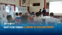 Rapat Pleno Terbuka di Lampung Selatan Terus Dikebut