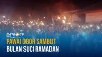 Pawai Obor Sambut Bulan Suci Ramadan