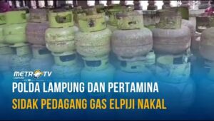 Polda Lampung dan Pertamina Sidak Pedagang Gas Nakal